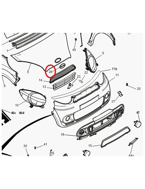 EMBLEMA DELANTERO MICRCAR MGO/M8/F8C. 1006319.