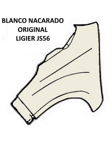JS56 IZQUIERDA. BLANCA NACARADA.ORIGINAL.