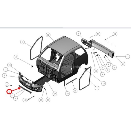 DEFLECTOR DELANTERO LIGIER 0081786