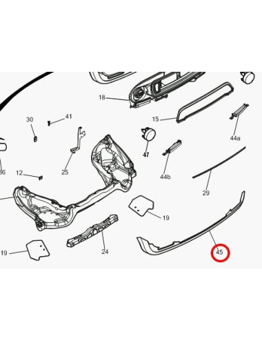 SPOILER DELANTERO MICROCAR M8. 1401328.ORIGINAL.