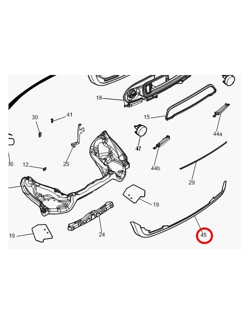 SPOILER DELANTERO MICROCAR M8. 1401328.ORIGINAL.