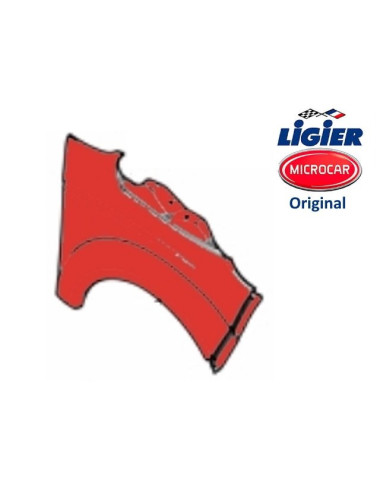 ALETA DELANTERA DERECHA ROJO TOLEDO MGO3/4/5, DUE P85/3/5. ORIGINAL. 1407138