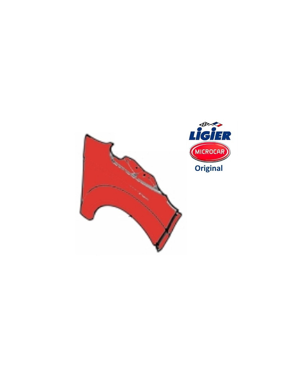 ALETA DELANTERA DERECHA ROJO TOLEDO MGO3/4/5, DUE P85/3/5. ORIGINAL. 1407138