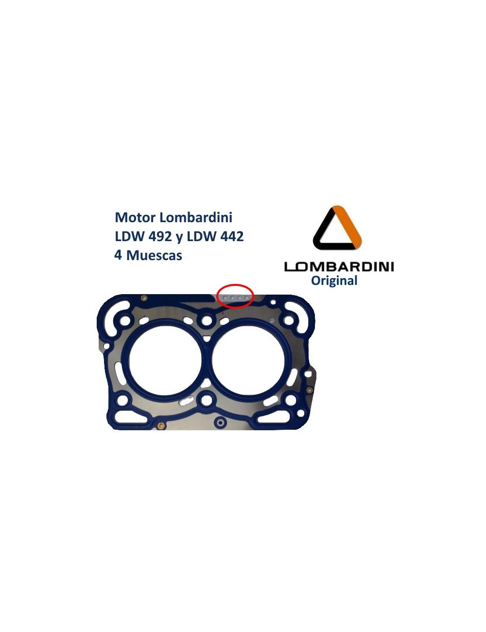 JUNTA CULATA MOTOR LOMBARDINI DCI. 4 MUESCAS. 1010415. ORIGINAL. JUNTA CULATA MOTOR LOMBARDINI DCI. 4 MUESCAS. 1010415. ORIGINAL.