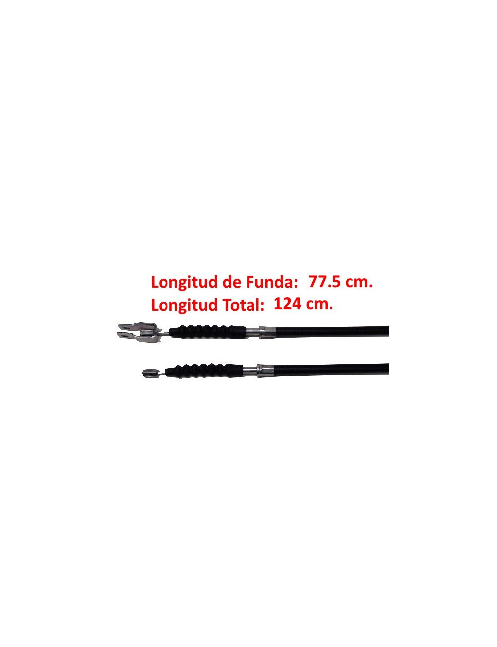 CABLE FRENO MANO MICROCAR MC1 / MC2 CABLE FRENO MANO MICROCAR MC1 / MC2