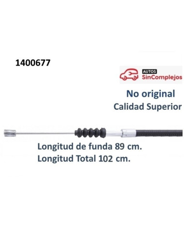 CABLE DE FRENO MANO M.GO / DUÉ / JS50. 1400677. CALIDAD SUPERIOR.