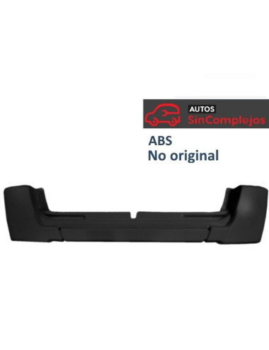 PARAGOLPES O DEFENSA TRASERA EN PLÁSTICO ABS